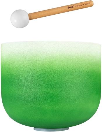Sela Crystal Chakra Spievajúca miska 11" Green