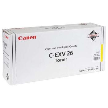 Canon originál toner CEXV26, yellow, 6000str., 1657B006, 1657B011, Canon iR-1021l, O, žltá