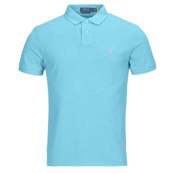 Polo Ralph Lauren  POLO COUPE DROITE EN COTON BASIC MESH  Polokošele s krátkym rukávom Modrá