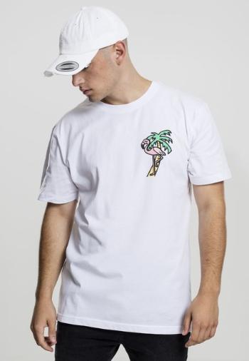 Mr. Tee Flamingo Tee white