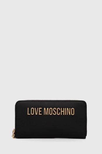 Peňaženka Love Moschino dámska, čierna farba, JC5620PP1LKD0000