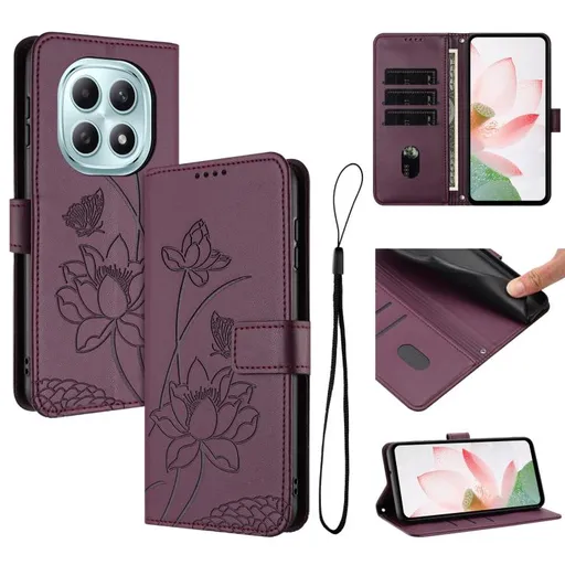 ART LOTUS Peňaženkové puzdro pre Xiaomi Redmi Note 15 5G / POCO M8 5G bordové