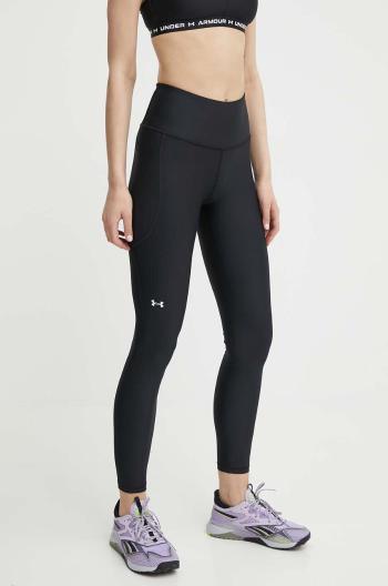 Tréningové legíny Under Armour HG Armour HiRise čierna farba, jednofarebné, 1365336