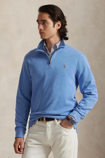 Bavlnená mikina Polo Ralph Lauren šedá farba, 710671929