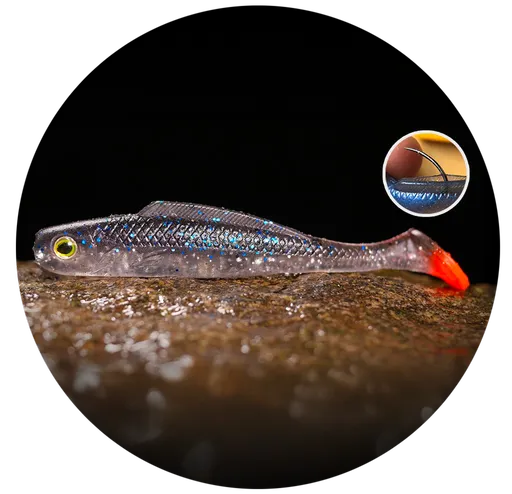 Redbass gumová nástraha ripper kicker super natur rt uv color - l 100 mm