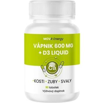 MOVit Vápnik 600 mg + D3 liquid, 90 toboliek (8594202100825)