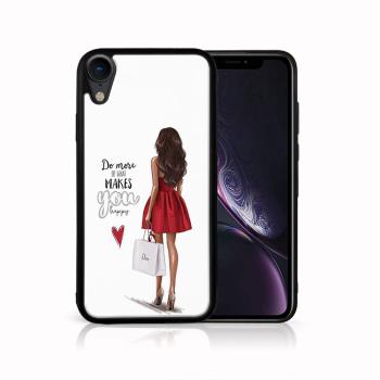 MY ART Ochranný obal Apple iPhone XR RED DRESS (137)