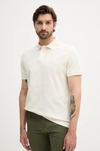 Bavlnené polo tričko Tommy Hilfiger čierna farba, s nášivkou, MW0MW33167