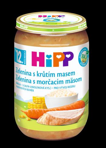 HIPP Príkrm Zelenina s morčacím mäsom detské menu 220 g