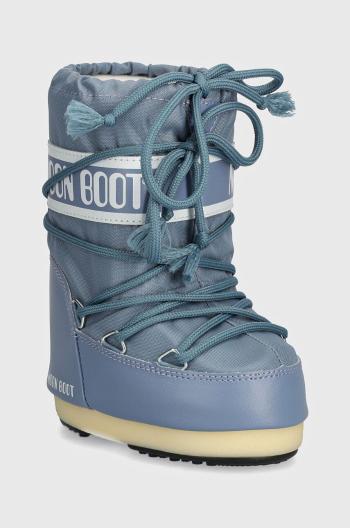 Detské snehule Moon Boot ICON NYLON šedá farba, 80D1400440