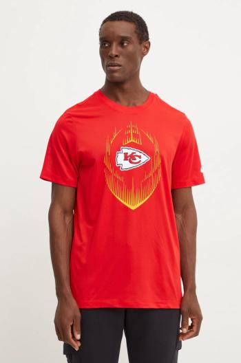 Tričko Nike Kansas City Chiefs pánske, červená farba, s potlačou, NKGK-65N-7G-JKV