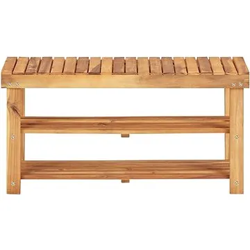 Srkinka na topánky, 90 × 32 × 46 cm, masívne akáciové drevo (45931)