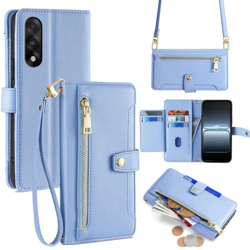 PASTEL Peňaženkové puzdro pre OnePlus Nord 5 5G modré