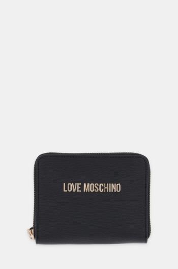 Peňaženka Love Moschino dámska, čierna farba, JC5702PP0L