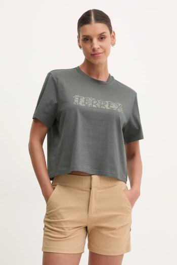 Tričko adidas TERREX Wild dámske, šedá farba, JI9156