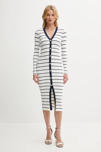 Šaty Guess ANDREA biela farba, mini, priliehavé, W5YK98 Z2YK2