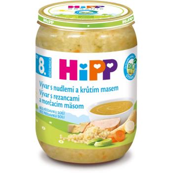 Hipp BIO vývar s rezancami a morčacím mäsom 
 detský príkrm 190 g