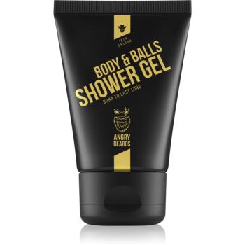 Angry Beards Jack Saloon Shower Gel hydratačný sprchový gél pre mužov 50 ml