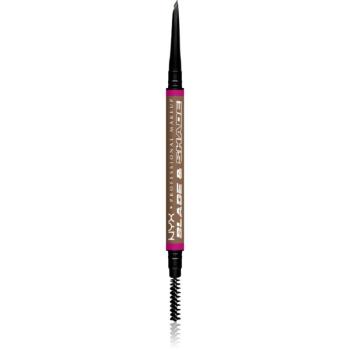 NYX Professional Makeup Blade & Shade ceruzka na obočie s kefkou odtieň 04 Taupe g