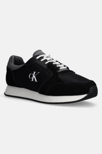 Tenisky Calvin Klein Jeans RETRO SOCK RUNNER MG WMM čierna farba, YM0YM01152