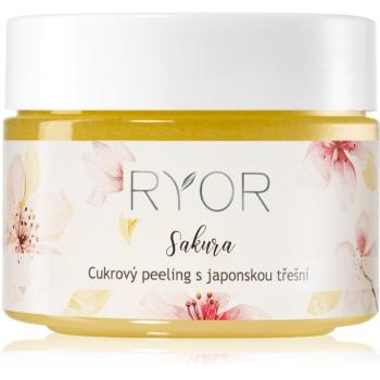 RYOR Sakura cukrový peeling pre jemné čistenie a výživu pokožky 325 g