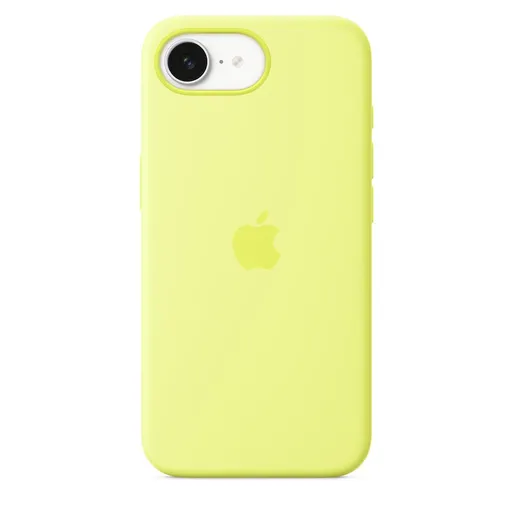 iPhone 16e Silicone Case – Neon Yellow
