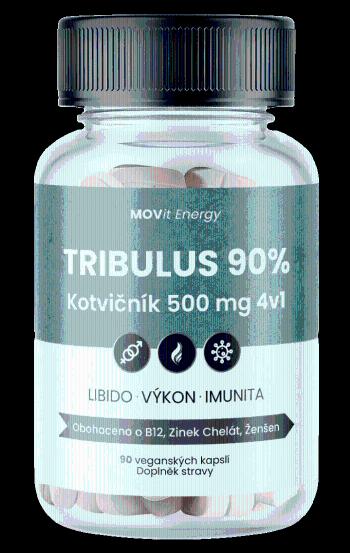 MOVIT ENERGY TRIBULUS 90% Kotvičník 500 mg 4v1, 60 kapsúl