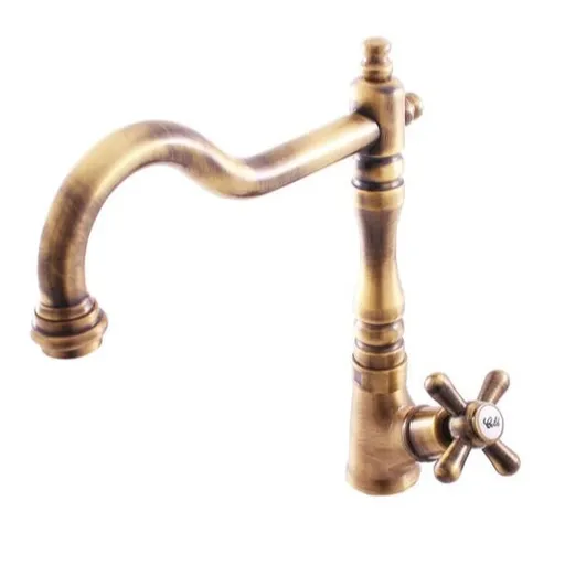 RAV SLEZÁK Morava umývadlová batéria na 1 vodu stará mosadz mk194/8sm MK1948SM