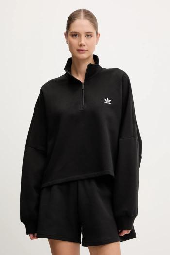 Mikina adidas Originals čierna farba, jednofarebná, IW0951