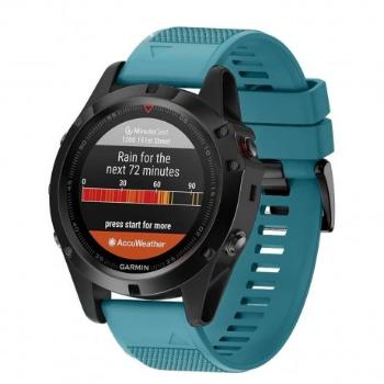 BStrap Silicone Acton remienok na Garmin Fenix 5s / 5s Plus, dark teal (SGA003C05)