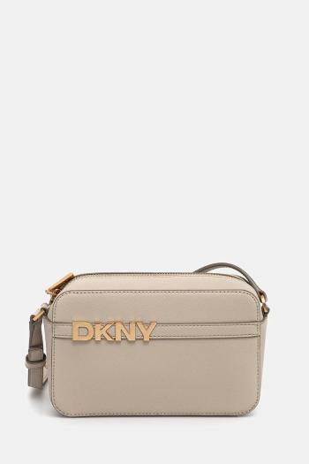 Kožená kabelka Dkny béžová farba, R51E1J31