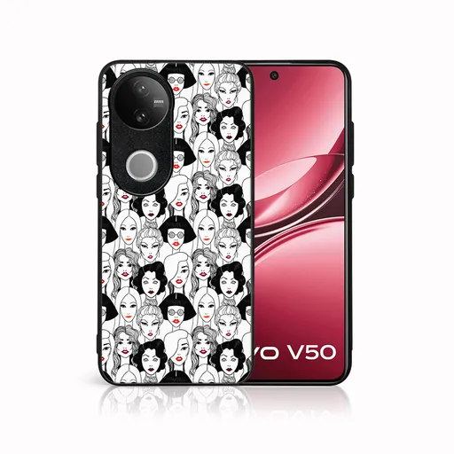 MY ART Ochranný kryt pre Vivo V50 5G LIPSTICK (174)