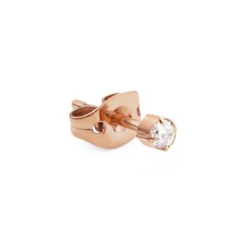 Daniel Wellington Bronzová single náušnice s kryštálom DW00400859