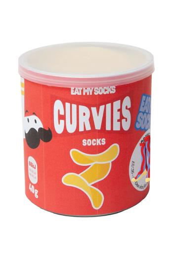 Ponožky Curvies červená farba