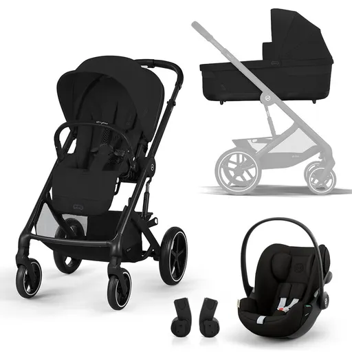 CYBEX Kočík kombinovaný Balios One Box comfort 3v1 Moon Black