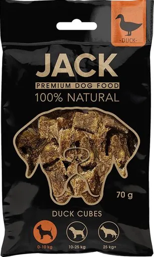Maškrta pre psy Jack kačacie nugetky 70g