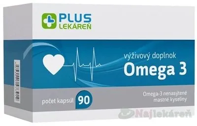 Plus lekareň Omega 3 90 kapsúl