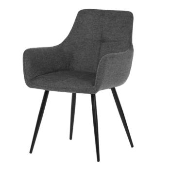 Jedálenská stolička Autronic 58x84 cm sivá látka DCH-226 GREY2