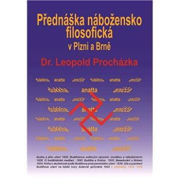 Přednáška nábožensko-filosofická v Plzni a Brně (978-80-880-8324-5)