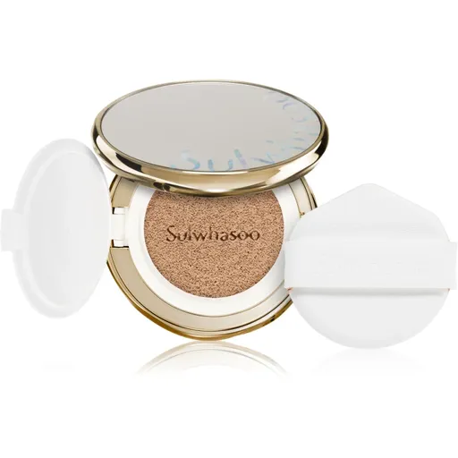 Sulwhasoo Perfecting Cushion dlhotrvajúci make-up v hubke SPF 50+ + náhradná náplň odtieň 17N1 Vanilla 2x15 g