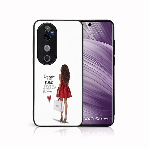 MY ART Ochranný kryt pre Vivo V40 5G RED DRESS (137)