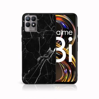 MY ART Silikónový obal Realme 8i BLACK MARBLE (142)