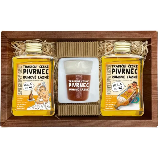 Bohemia Gifts & Cosmetics Pivrnec darčeková sada do kúpeľa pre mužov