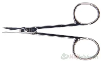 Nippes Solingen Nožničky na kožu zahnuté špicaté