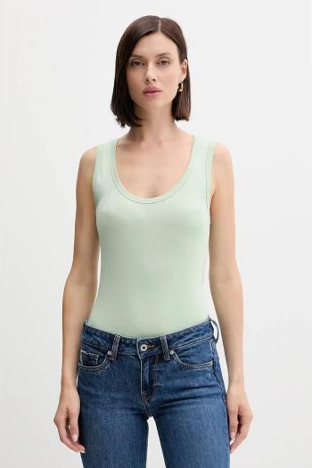 Bavlnený top United Colors of Benetton šedá farba, 3GA2DH010