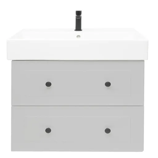 Kúpeľňová skrinka s umývadlom Naturel Forli 100x53x46 cm v šedej farbe mat FORLI100GMUSAT