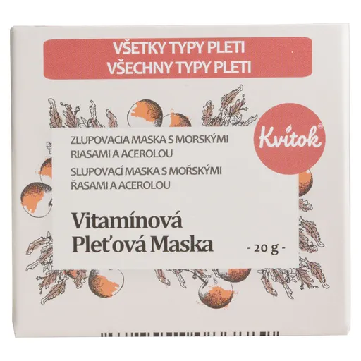 KVITOK Zlupovacia maska s acerolou Vitamínová 20 g