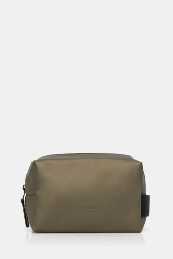 Kozmetická taška Rains Wash Bag Small W3 zelená farba, 15580