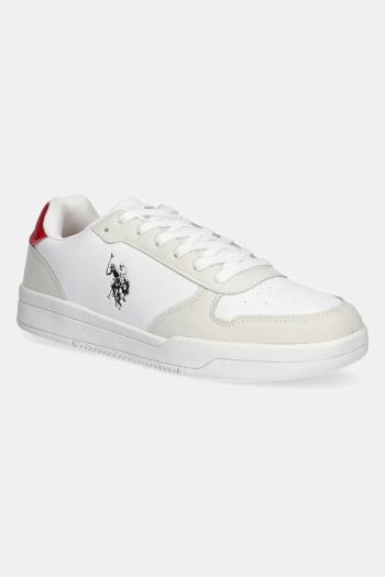 Tenisky U.S. Polo Assn. STEVE pánske, biela farba, STEVE004M/5YH1
