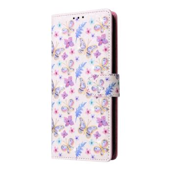 FLOWERY Peňaženkové puzdro pre Samsung Galaxy A05s PANSY